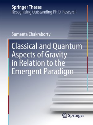 cover image of Classical and Quantum Aspects of Gravity in Relation to the Emergent Paradigm